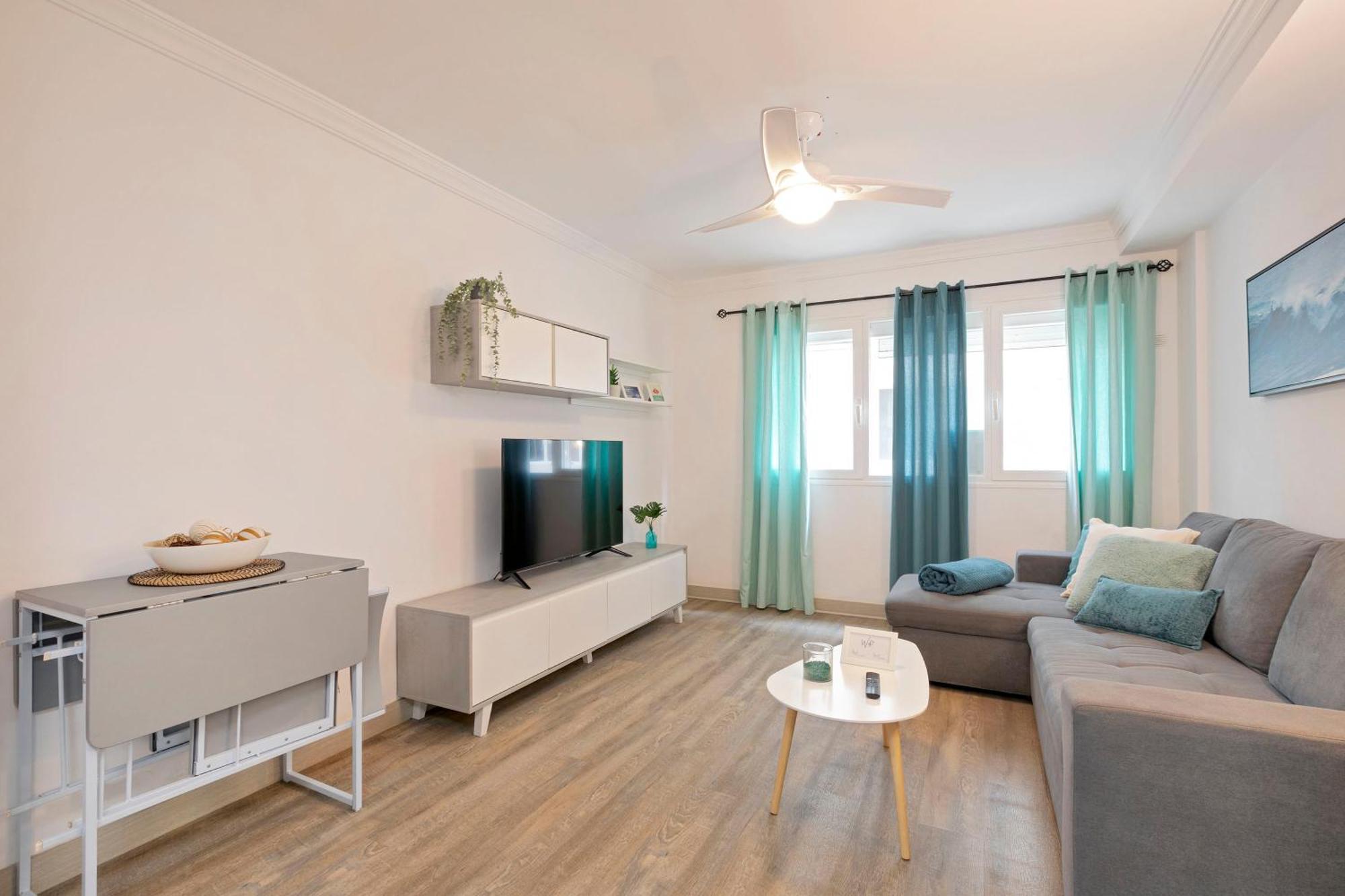 Blue Waves - Free Parking Apartment El Medano  Luaran gambar
