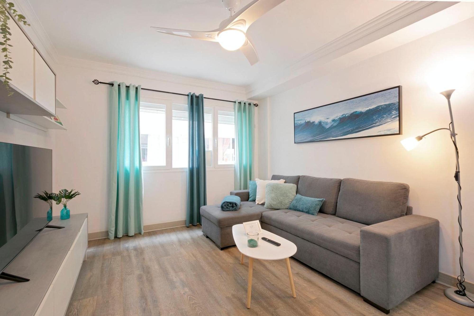 Blue Waves - Free Parking Apartment El Medano  Luaran gambar