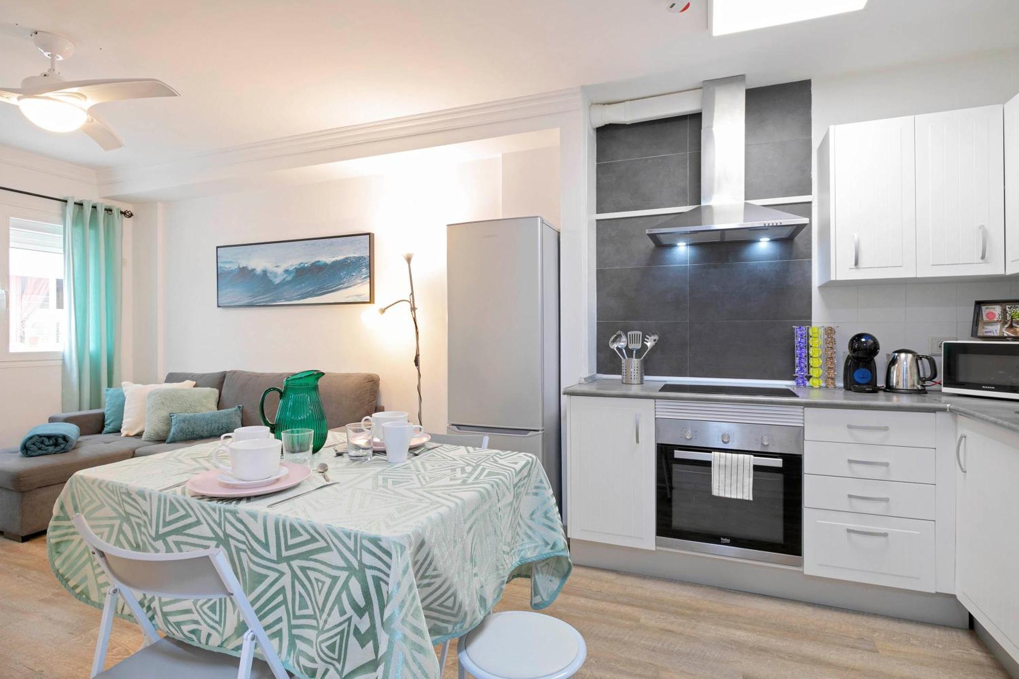 Blue Waves - Free Parking Apartment El Medano  Luaran gambar